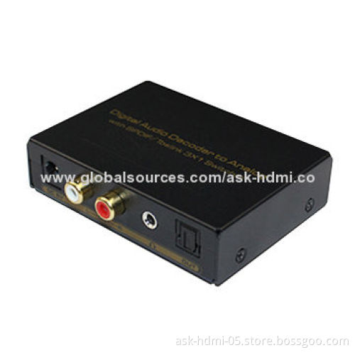 Hot-sale Digital to Analog Audio Converter with Power-off Memory, Easy to Operating
